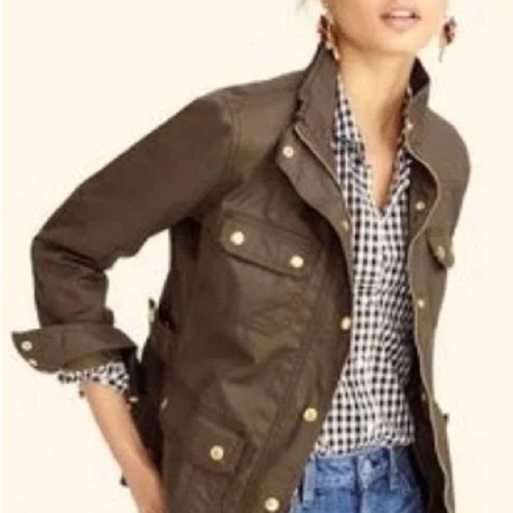 J. Crew Olive Utility Jacket